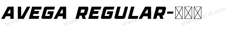 Avega Regular字体转换